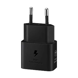 Samsung 25W PD USB-C Black Charger 2 pin
