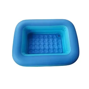 Sangda Three-Ring Rectangular Inflatable Pool with Pump – 120 cm