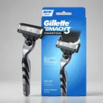 Gillette Mach3 Charcoal 3-Bladed Razor (India)