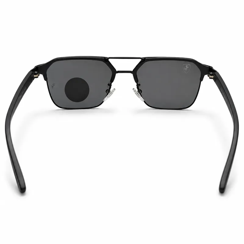 Premium Polarized Glass with Matte Black Metal Alloy Frame