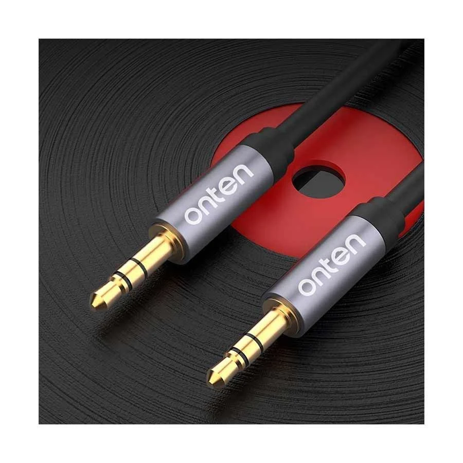 Onten OTN-A101 3.5mm Male to Male, 5 Meter, Black Audio Cable