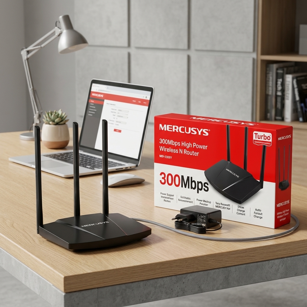 Mercusys MW330HP 300Mbps High Power Wireless N Router