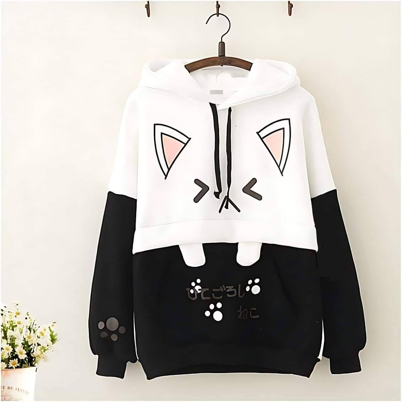 Women's Cotton Fleece Winter Hoodie, 300 GSM, Chest 36 to 40 Inch