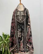 Microstitch Three Piece with Ari Thread Work on the Front