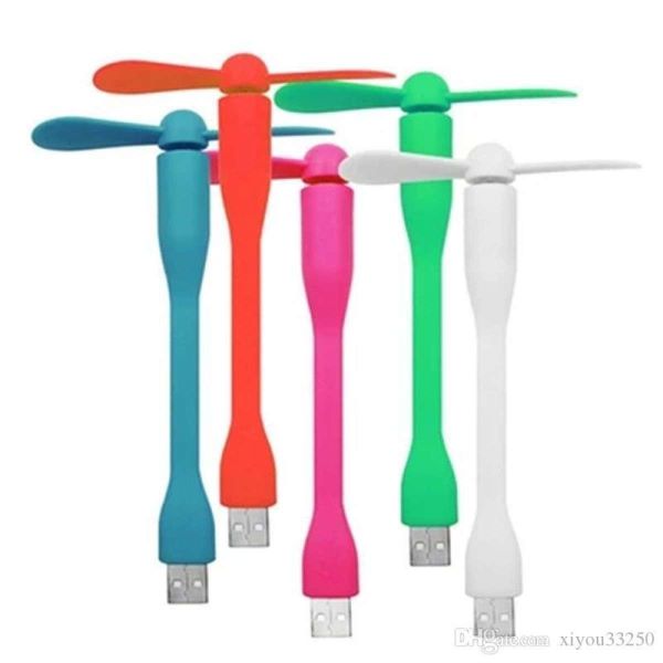 Mini Fan USB Portable Multicolor- 1 Pcs