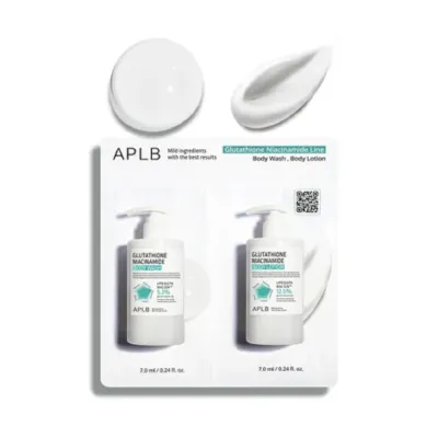 APLB Glutathione Niacinamide Line Body Wash & Body Lotion Mini Pack 7ml+7ml (Korea)
