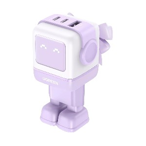Ugreen Nexode RG CD361 65W GaN USB & Dual USB-C Purple Charger