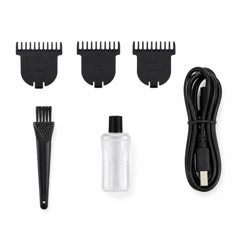 VGR V-937 Professional Cordless Hair & Beard Trimmer for Men – LCD Display, 500 Min Runtime, 2000mAh Battery, Zero Gap Stainless Steel Blade (Black)