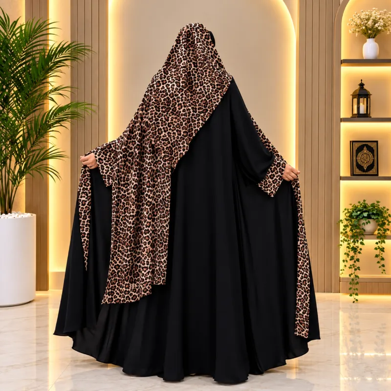Tiger Print Abaya – 01