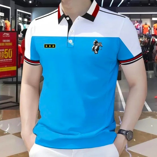 Men's Casual PK Cotton Polo Shirt, Sizes M and XL, 3 Colours