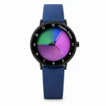 Charles Delon waterproof Dial Colour Changing Watch For Him & Her (black)