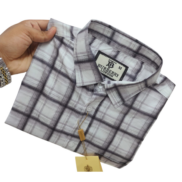 Premium Cotton Long Sleeve Check Shirt