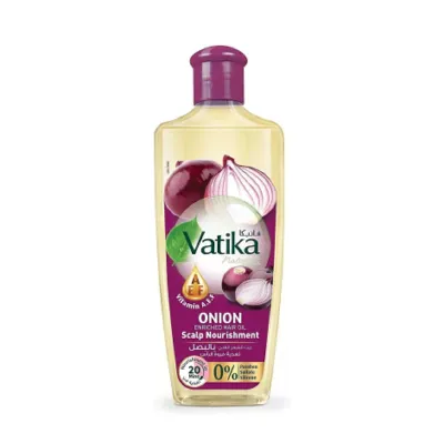 Vatika Naturals Onion Scalp Nourishment Enriched Hair Oil 300ml (UAE)