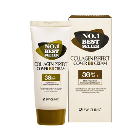 3W Clinic Collagen Perfect Cover BB Cream SPF 30+ PA+++ 50ml (Korea)