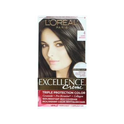 Loreal Hair Colour Excellence - 4 Dark Brown (Belgium)