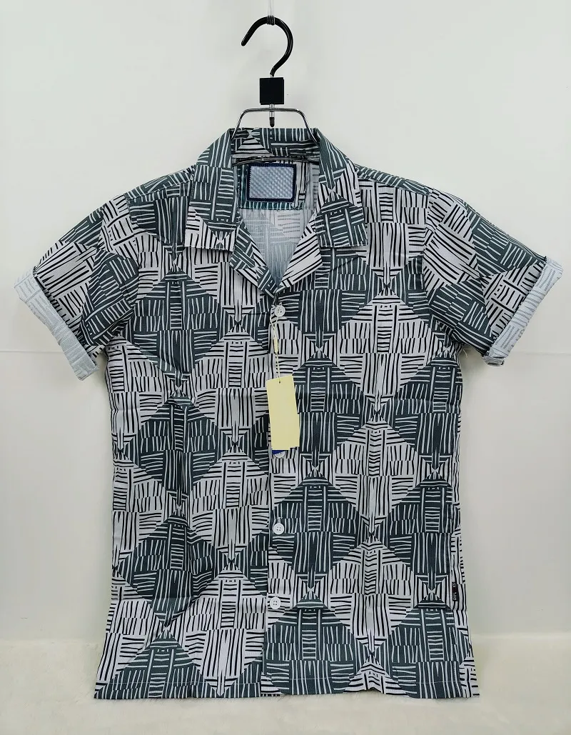 Men's Spandex Cotton Drop Shoulder Shirt, Slim Fit, 4 Colours