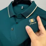 Men's Cotton Spandex Pique Polo Shirt, 220 GSM, 4 Colours