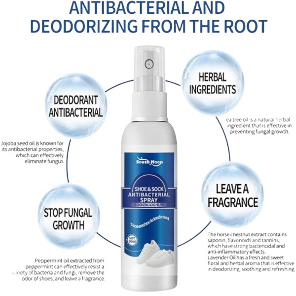 Shoe And Sock Antibacterial Spray