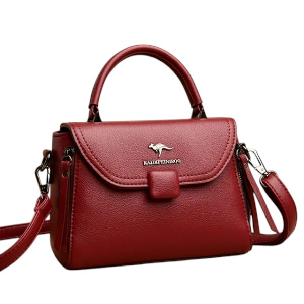 Luxury Designer Fashion High Quality Leather Kangaroo Handbag