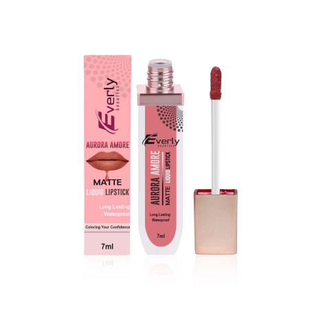 Everly Beauties Aurora Matte Liquid Lipstick - Latte Luxe (China)