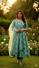 Women's Cotton Three Piece Dress in 6 Colours