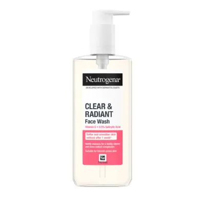 Neutrogena Clear & Radiant Face Wash for Normal Skin 200ml (NEW FORMULA) (Italy)