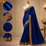 Premium Dupion Silk Saree with Blouse Piece | Soft & Elegant Traditional Wear for Wedding, Eid & Party