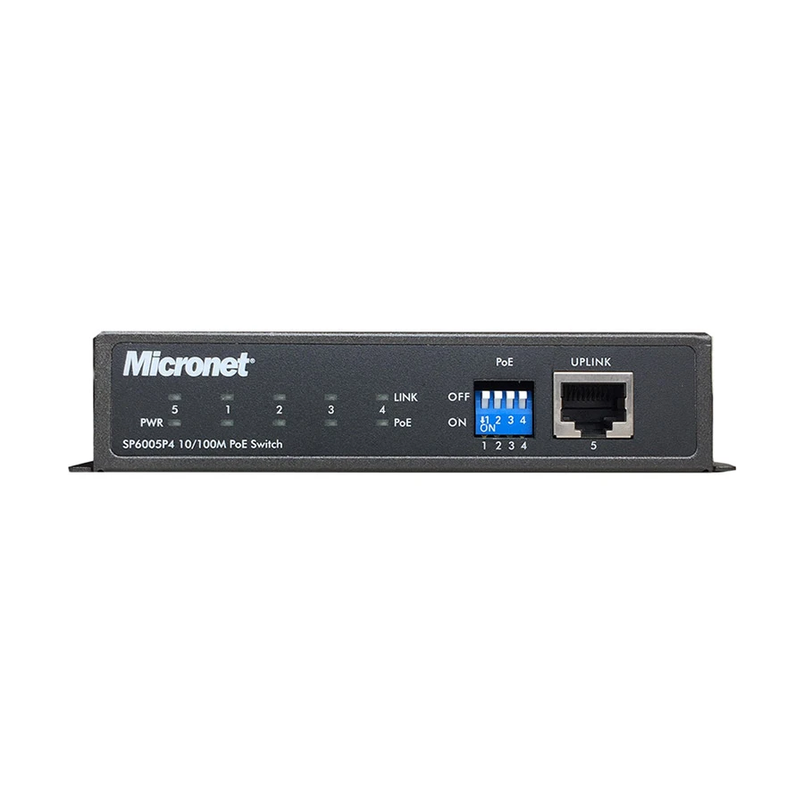 Micronet SP6005P4 5 Port Unmanaged PoE Switch