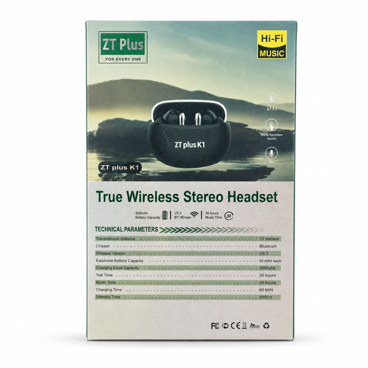 ZT Plus K1 True Wireless Stereo Headset