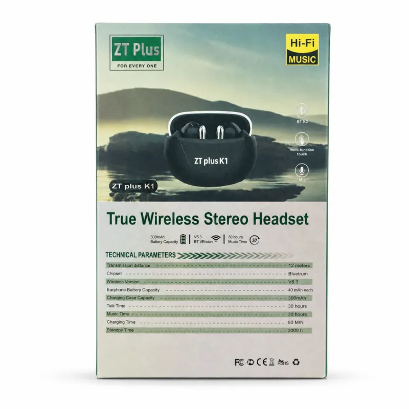 ZT Plus K1 True Wireless Stereo Headset
