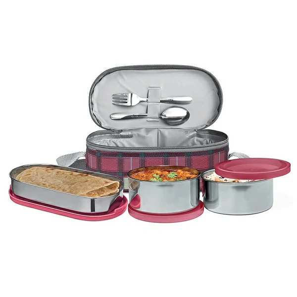 Milton Corporate Lunch 3 Stainless Steel Lunch Box