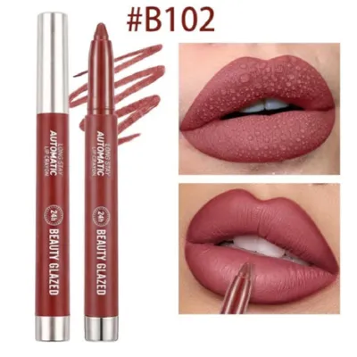 Beauty Glazed Long Stay Automatic Lip Crayon - B102 Dark Brown (China)