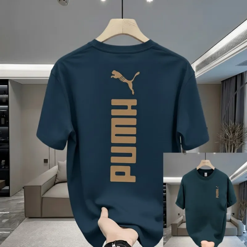 Men's Soft Cotton-Spandex Drop Shoulder Tee, 6 Colours