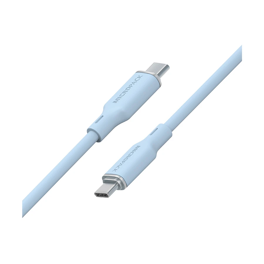 Micropack MC-C60 60W USB-C to USB-C Data Cable 1.2 Meter Blue