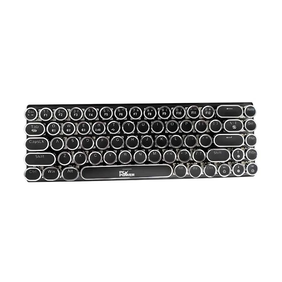 PC Power Punk Mini RGB Tri Mode Blue Switch Mechanical Keyboard