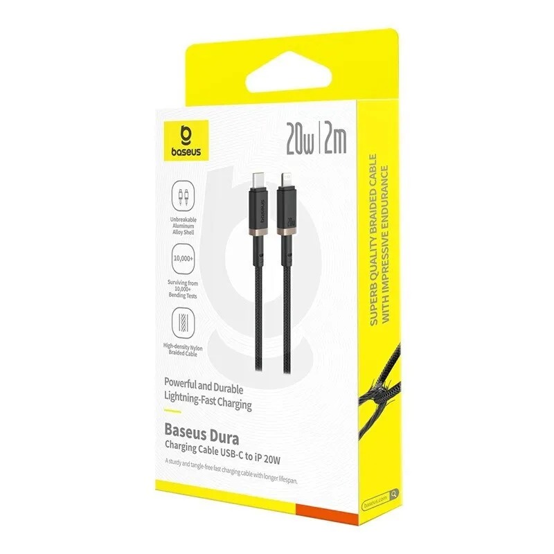 Baseus Dura Cable Type-C to Lightning PD 20W 2 Meter For i Phone