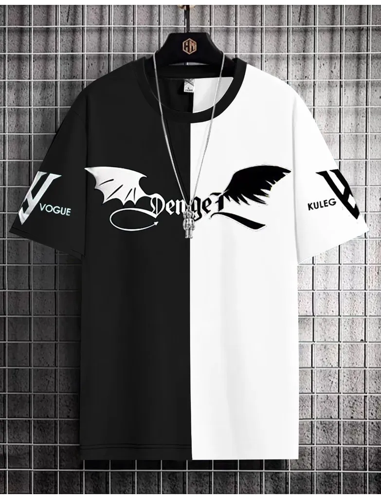 Men's Drop Shoulder T-Shirt in Cotton Mix Mesh, 190+ GSM