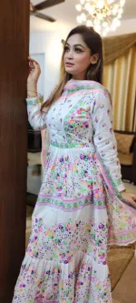 Women's AC Cotton Three Piece, Body 42/44, Pure Cotton Orna