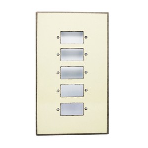 5 Hole Fiber Switch Board Off-White