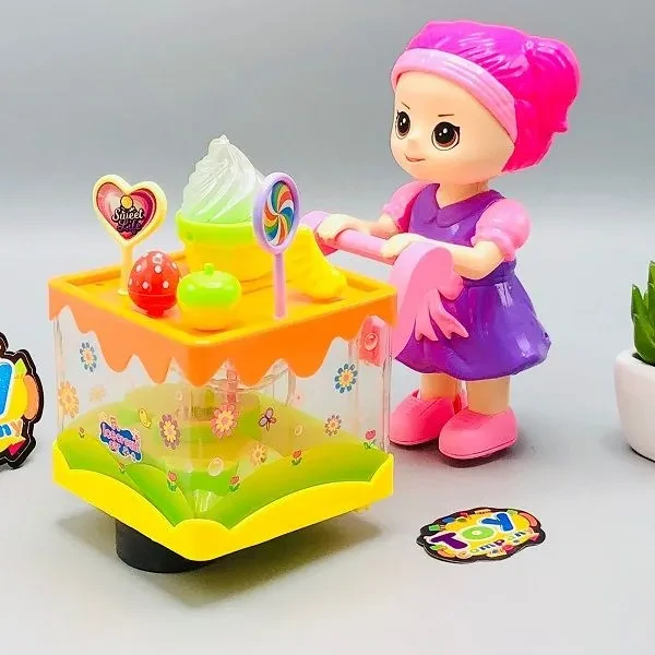 Electric Transparent Ice-Cream Van With Doll