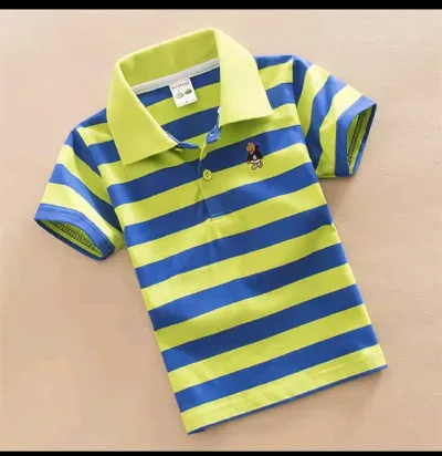 Kids' Pure Cotton Polo Shirt, 6 Colours, 1 to 10 Years