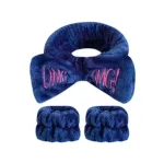 Women's Coral Fleece Bow Headband for Face Washing, 5 Colours