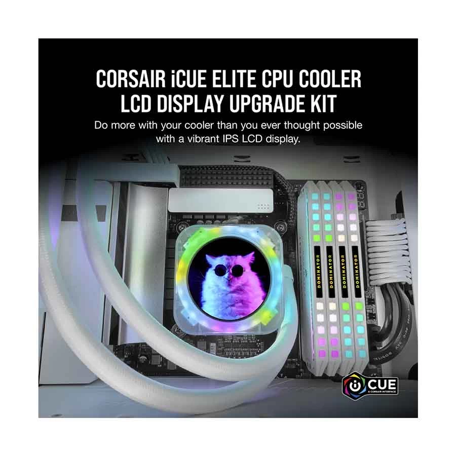 Corsair iCUE ELITE CPU Cooler LCD Display Upgrade Kit Ice