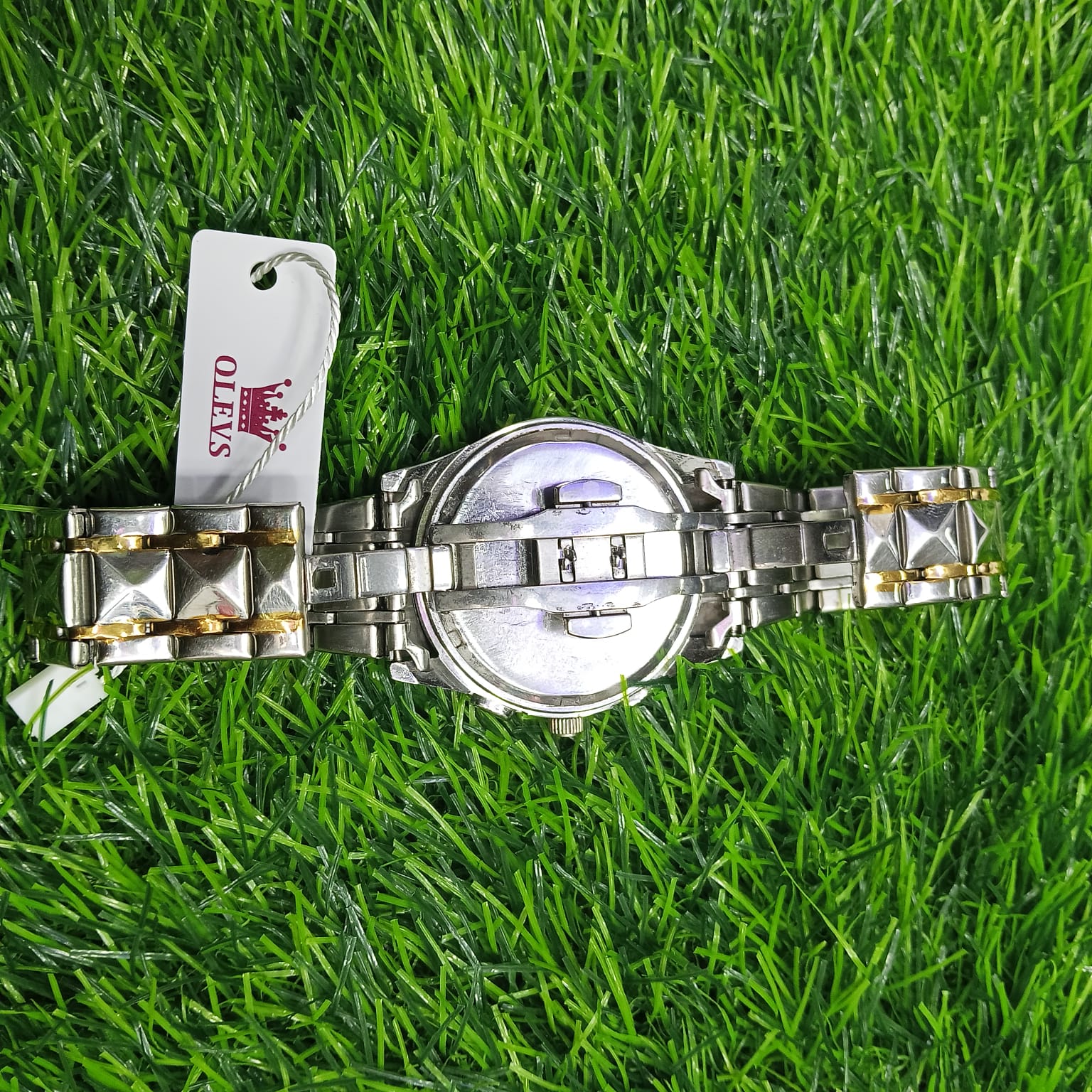 POEDAGAR 996 Luxury Man Luminous Chronograph Watch for Men Stainless Steel Men's Quartz Watches (Butterfly Lock)