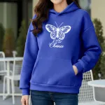 Premium Comfortable Printed Ladies Winter Hoodie