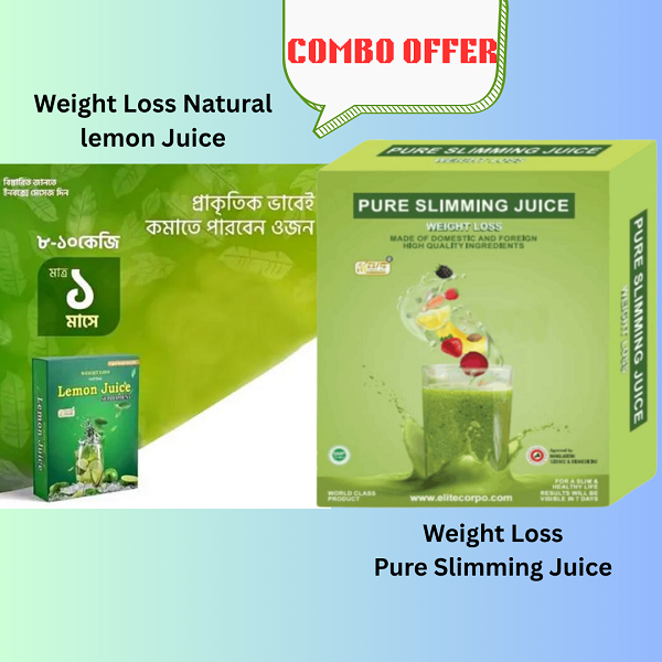 Combo Pure Slimming Juice Weight Loss 120gm @ Food Lemon juice Weight Loss 120gm