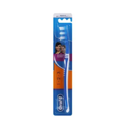 Oral-B 1 2 3 Classic 40 Medium - Dark Blue (India)