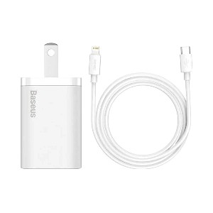 Baseus TZCCSUP-A02 Super Si QC USB-C 20W CN White Charger