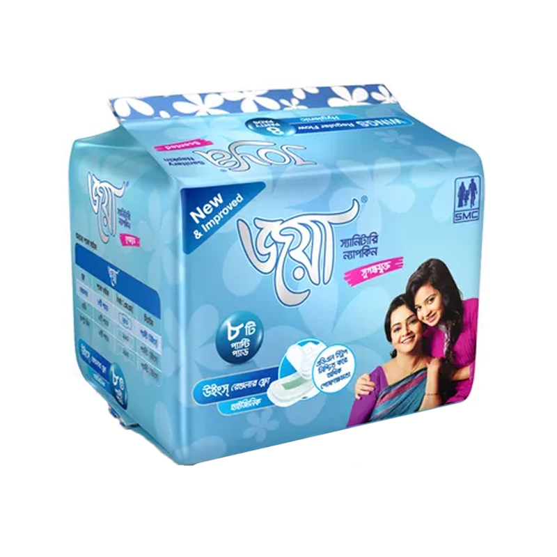 Joya Sanitary Napkin - Wings Regular 8 Pads Pack 80-90g