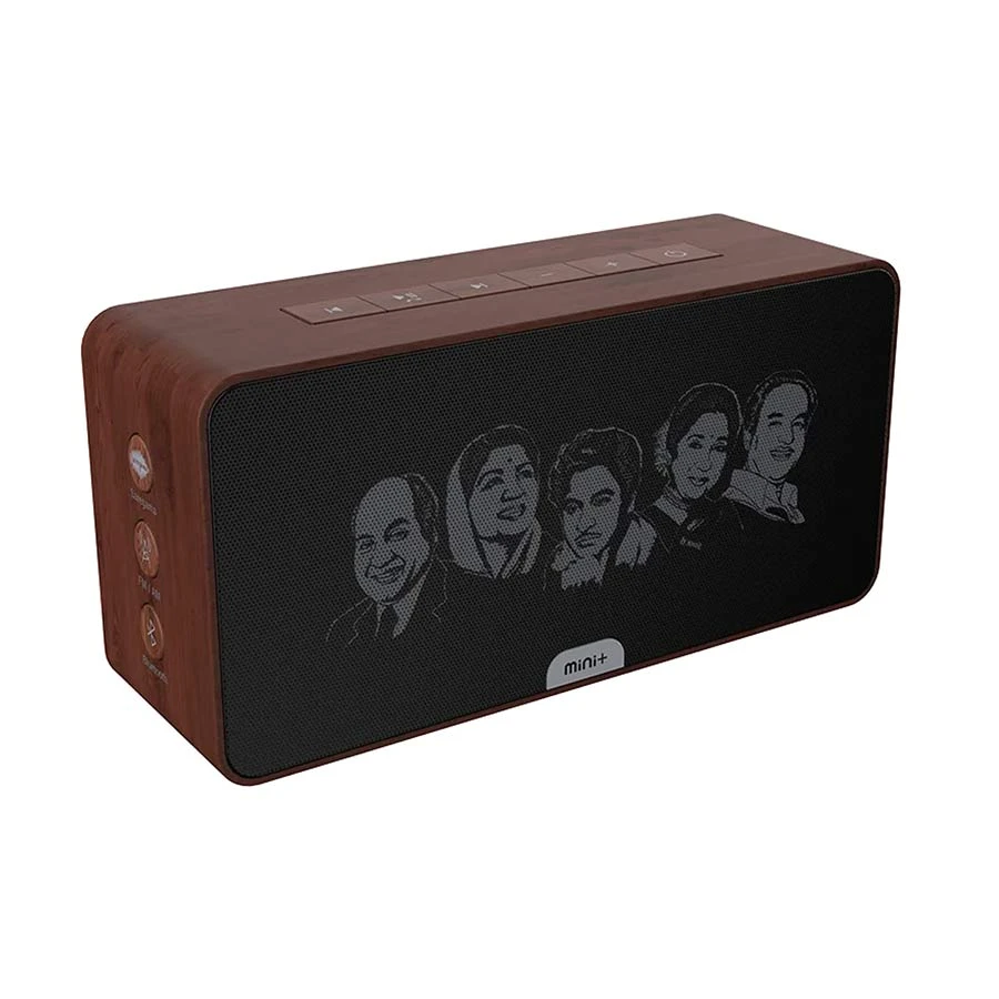 Saregama Carvaan Mini Plus Hindi Portable Music Player Vintage Brown